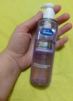 Мицеллярный гель для снятия макияжа venus detoxing micellar gel, 200 мл
