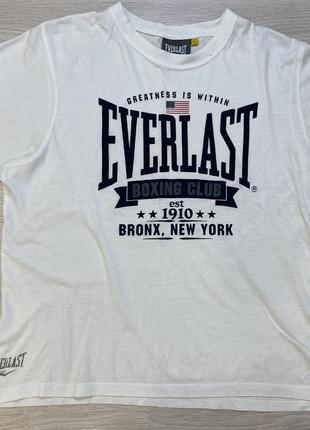 Футболка оригинал everlast, l, 90% хлопок