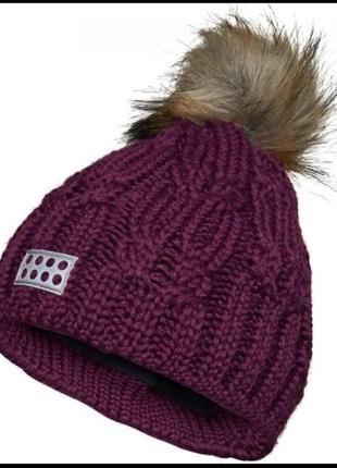 Шапка lego для девочки