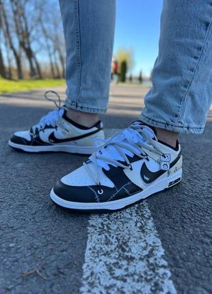 Nike sb dunk low robinson black white beige