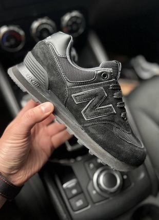 Кросівки жіночі new balance 574 all black