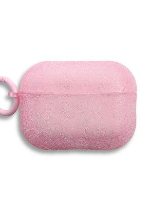 Airpods pro case — shine with ring — pink