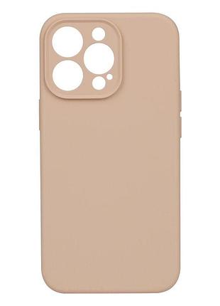 Чехол full frame camera protective для apple ag glass на iphone 14 pro max pink sand