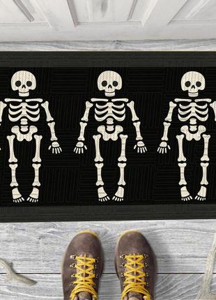 Дверний коврик скелет