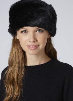 Чёрная шапка-кубанская, шапка-козачка из искусственного меха мальчика