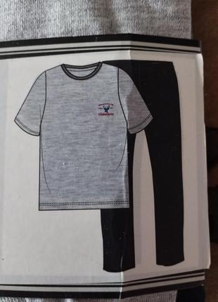 Мужской домашній костюм штани футболка пижама