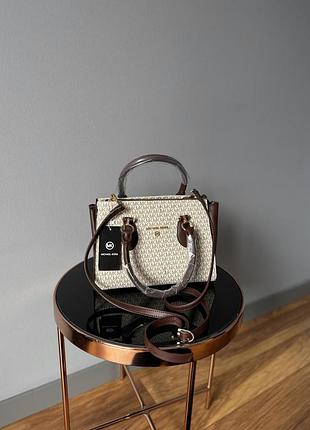 Женская сумочка michael kors с 2 ручками и плечевым ремешком 2