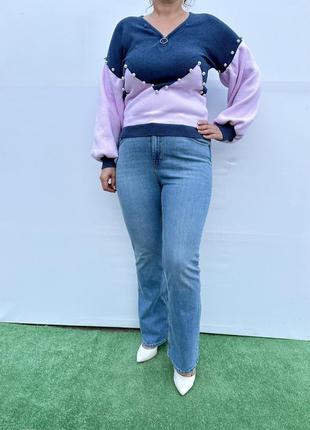 Кофта с жемчужинами