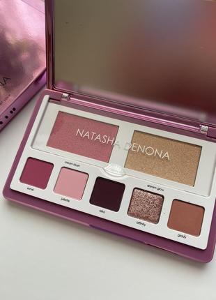Оригинальный палетка теней румяна хайлайтер natasha denona love face palette