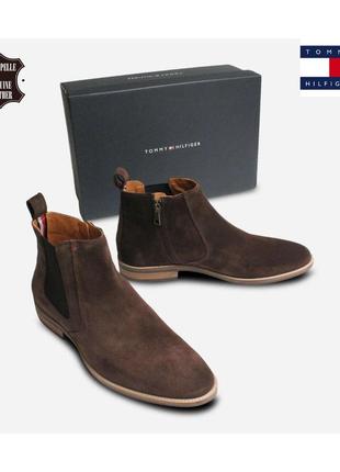 Tommy hilfiger daytona чоловічі замшеві черевики челсі