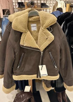 Дубленка bershka