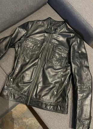 Куртка натуральна шкіра guess
