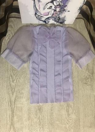 Блуза с пишними рукавами