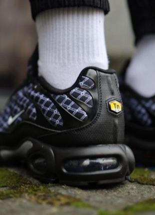 Кросівки nike air max plus tn black france blue white