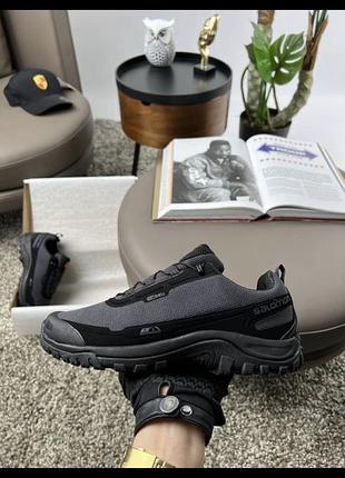 Мужские кроссовки salomon shelter gore-tex grey