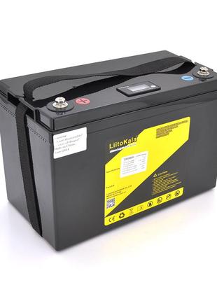 Акумуляторна батарея liitokala lifepo4 24 v (29,2 v) 80 ah bms(10(50)/100a) з lcd-дисплеєм (340*180*226mm),