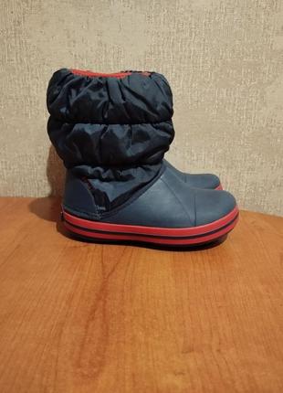 Дитячі теплі чобітки crocs