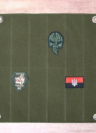 Велкро панель патч-борд для прикольных шевронов, для военных нашивок, патчей пвх, для коллекции, 30*30см