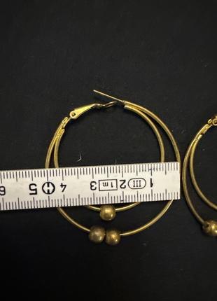 Серьги бижутерия кольца2 фото