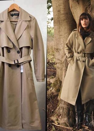 Тренч пальто zara