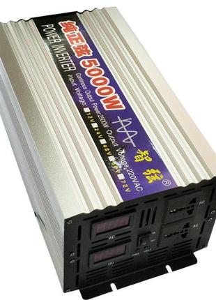 Інвертор з 12v на 220 v 5000 w чистий синус