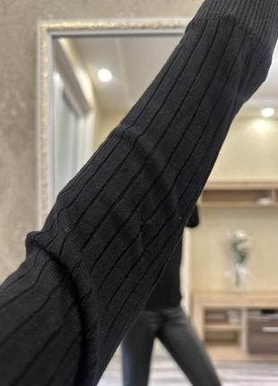 Черный свечер в рубчик 5