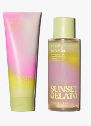 Набір для тіла sunset gelato від victoria's secret pink