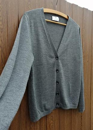 Люксовый шерстяной кардиган allude