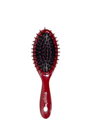 Щітка для волосся масажна salon professional, бордова