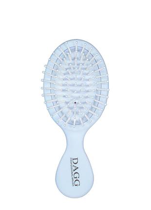 Расческа для волос массажная dagg 2351 14 см голубая
