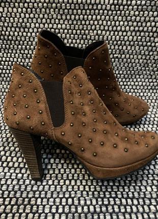 Ботильоны замшевые рaul green, р. 37