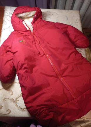 Теплый зимний конверт для малыша