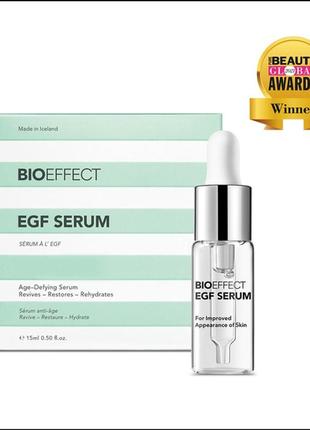Омолаживающая сыворотка для лица bioeffect egf serum