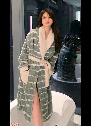 Халат женский теплый