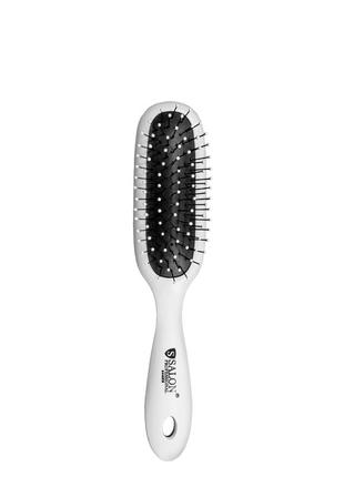 Расческа для волос массажная salon professional 8448 eb белая