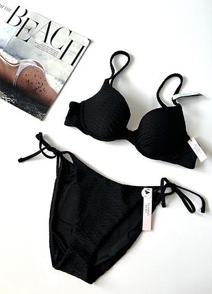 Чорний купальник victoria’s secret
