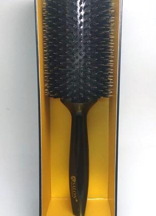 Щітка-брашинг для волосся salon professional дерев'яна кругла 43ф8 фото