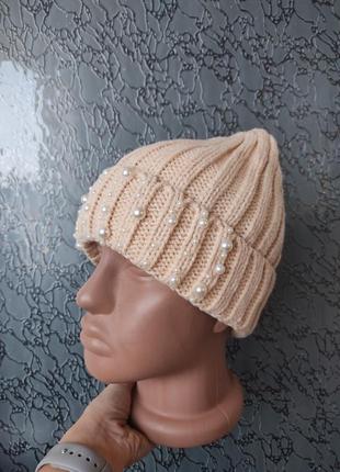 Шапка вязана