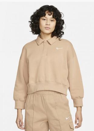 Свитшот поло nike женский утепленный