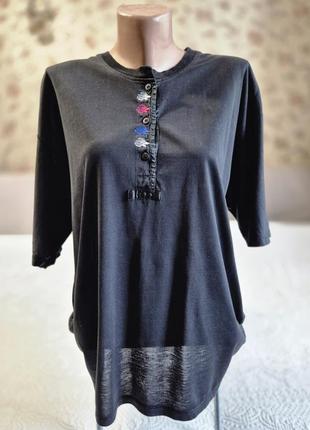 🎆🖤🎆 malina wong винтажная женская футболка 100% mercerized cotton