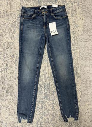 Джинси zara стрейч skinny