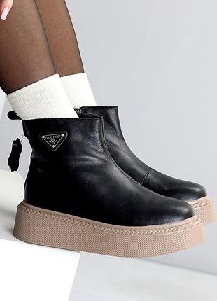 Женские ботинки натуральная кожа