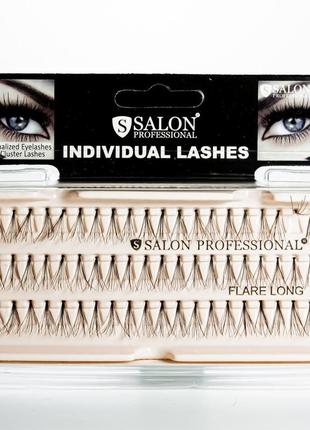 Пучки для наращивания ресниц salon individual lashes long