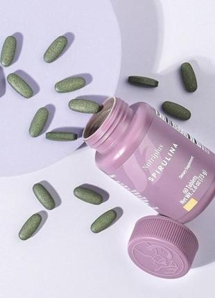 Дієтична добавка "спіруліна" spirulina nutriplus, 60 капсул farmasi