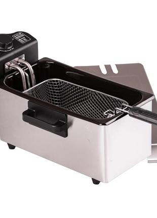 Фритюрница профессиональная sokany wj800 на 3.5 литра, 2000 вт