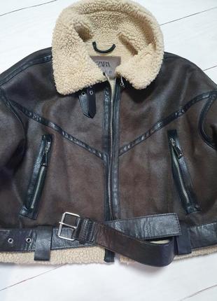 Авіатор,куртка,дублянка zara7 фото