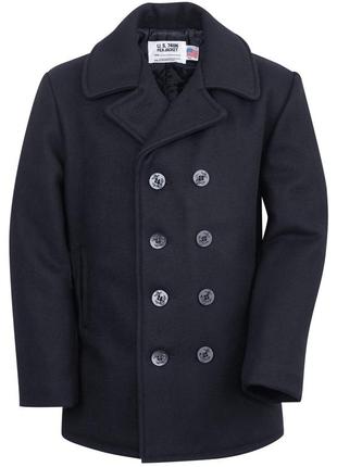 Бушлат u.s.740 n pea jacket by shott (вмф сша) шерсть.