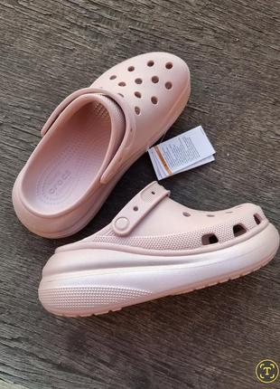 Сабо на платформе  crocs  crush