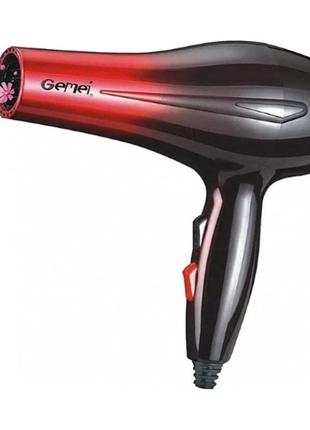 Фен для укладання та сушіння волосся gemei gm-1719 1800w