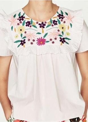 Сорочка zara 100% бавовна